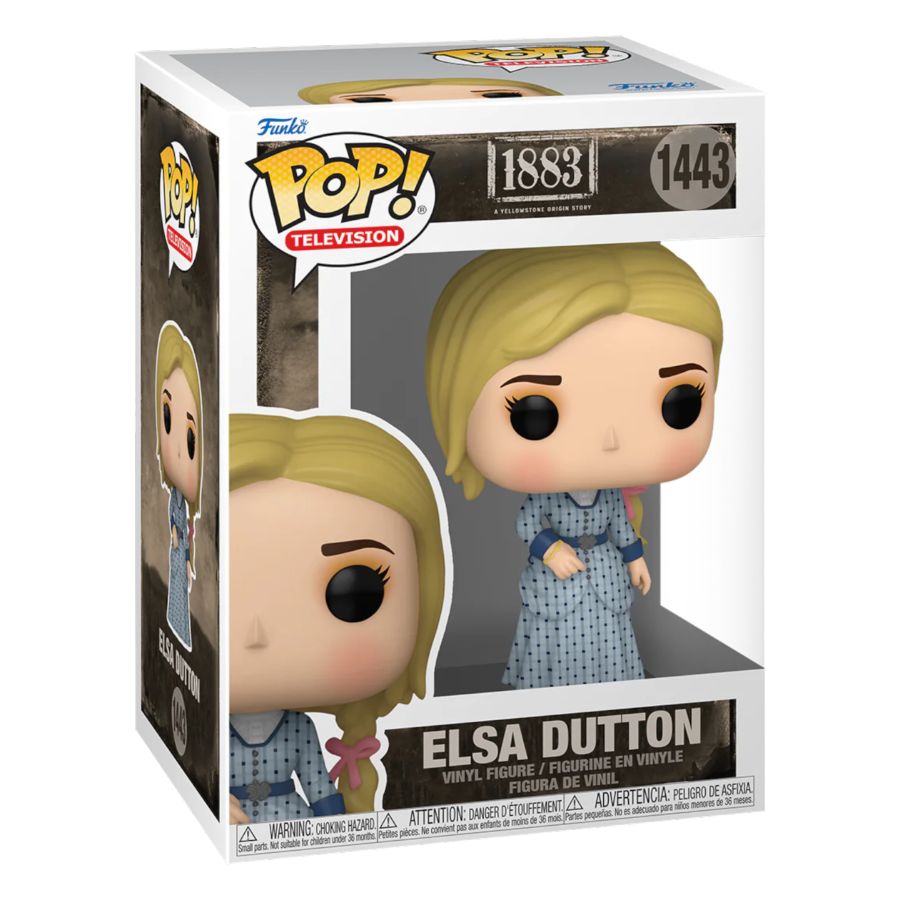 Collect the 1883 - Elsa Dutton Pop! Vinyl, showcasing Elsa's adventurous spirit from the Wild West series.