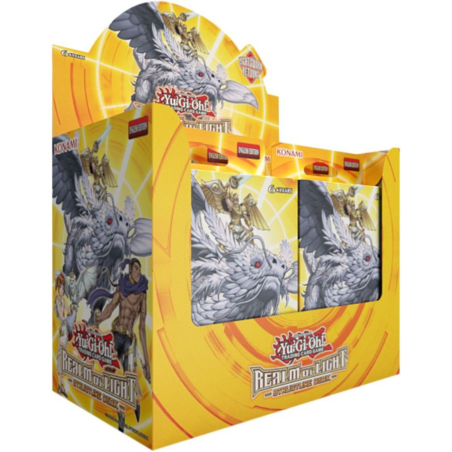 Yu - Gi - Oh! - Realm of Light Structure Deck (Display of 8) - CardMasters