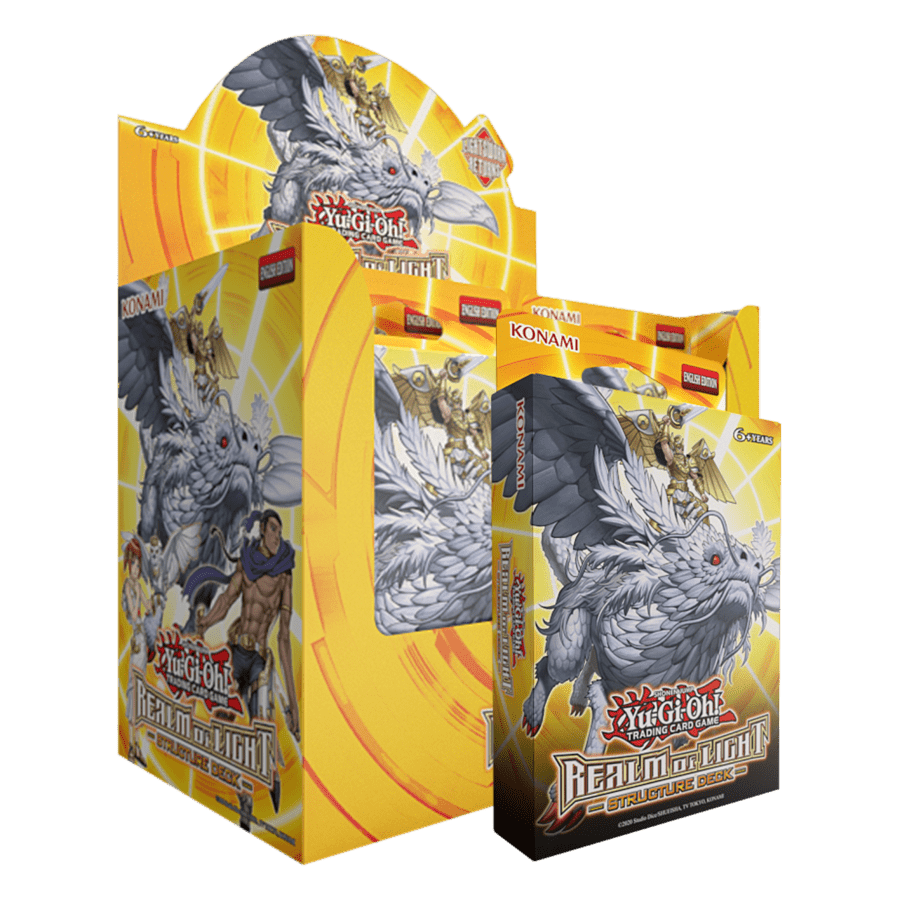 Yu - Gi - Oh! - Realm of Light Structure Deck (Display of 8) - CardMasters