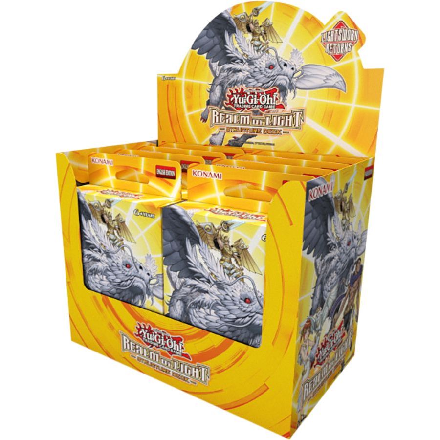 Yu - Gi - Oh! - Realm of Light Structure Deck (Display of 8) - CardMasters