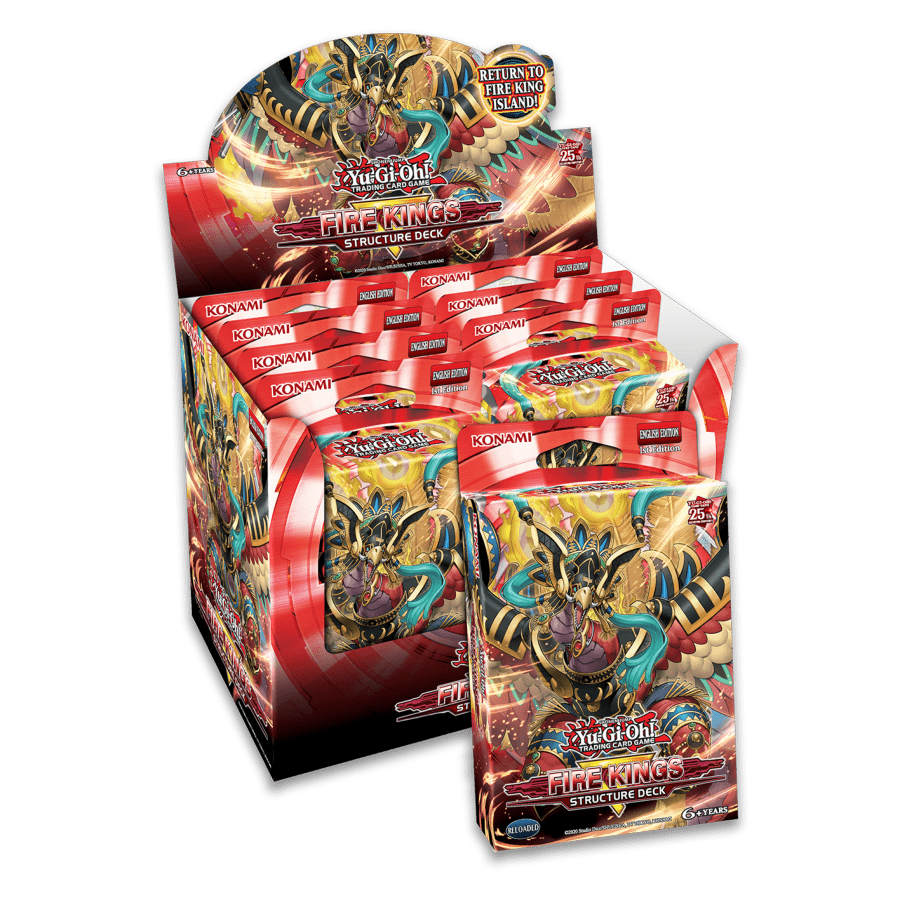 Yu - Gi - Oh! - Revamped: Fire Kings Structure Deck (Display of 8) - CardMasters