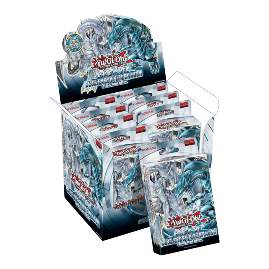 Yu - Gi - Oh! - Saga of Blue Eyes White Dragon Unlimited Reprint Structure Deck (Display of 8) - CardMasters