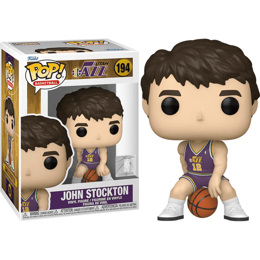 NBA Legends: Jazz - John Stockton (Rookie) Pop! Vinyl - CardMasters