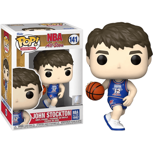NBA: Legends - John Stockton White All Star Uniform 92 Pop! Vinyl - CardMasters