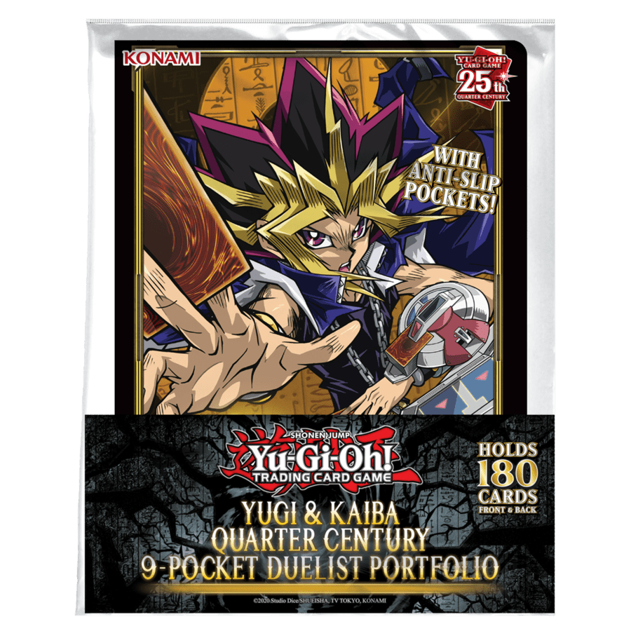 Yu - Gi - Oh! - Yugi & Kaiba Quarter Century 9 - Pocket Card Portfolio - CardMasters