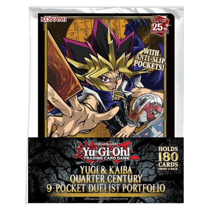 Yu - Gi - Oh! - Yugi & Kaiba Quarter Century 9 - Pocket Card Portfolio - CardMasters
